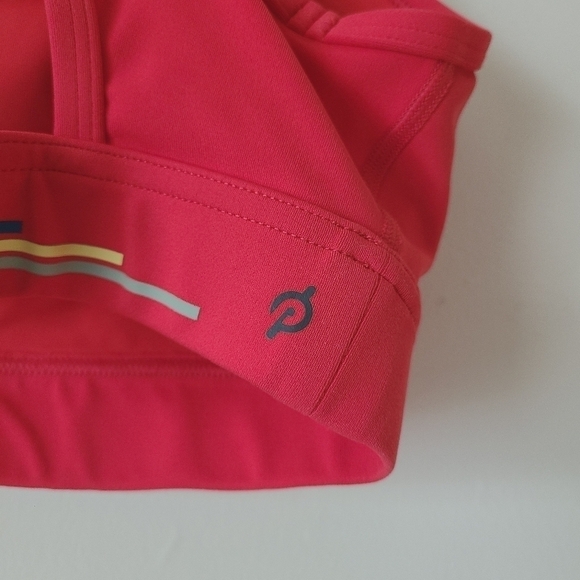Peloton | Women's Red High Neck Sports Bra (Size Small) - Picture 8 of 11